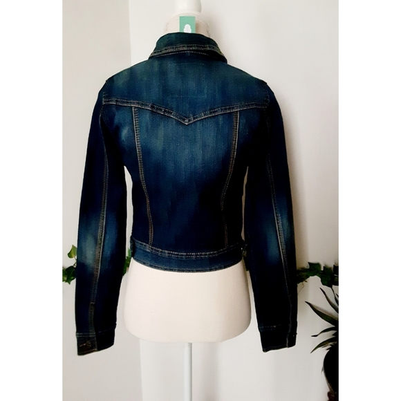 Maurices Traditional Dark Wash Denim Jacket - Picture 6 of 16
